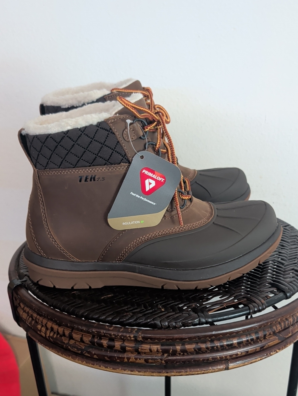 L.L. Bean Women’s Size 8M Brown Duck Boots Primaloft 200g Insulated NWT